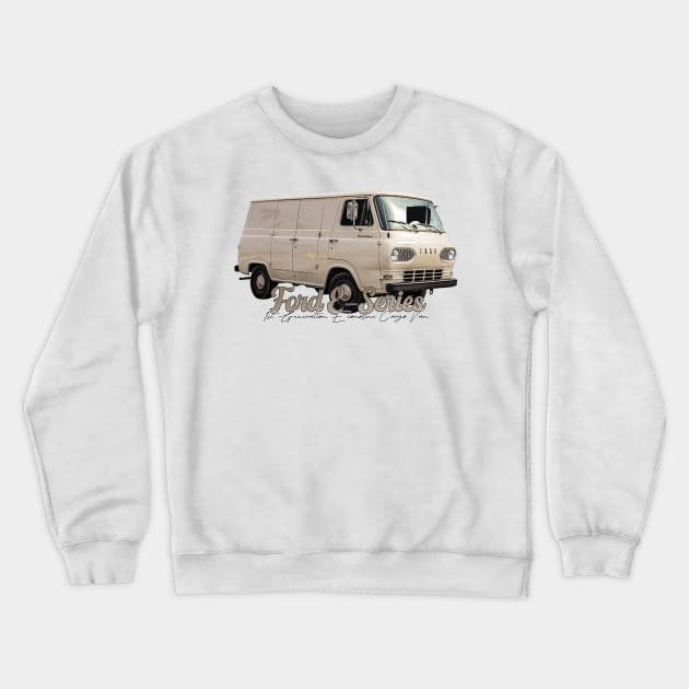 Ford E-Series 1st Generation Econoline Cargo Van Crewneck Sweatshirt by Gestalt Imagery